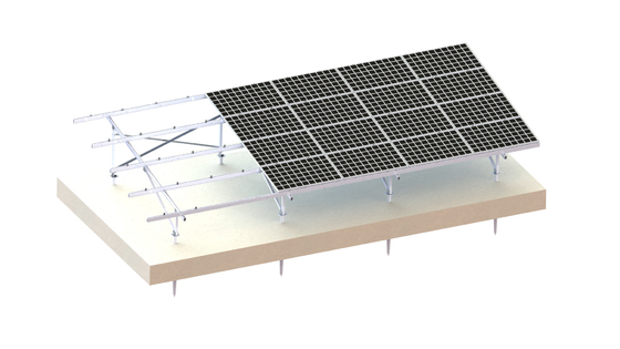 AL6005 анодировало алюминиевую солнечную конструкцию крепления наземная система 45 градусов