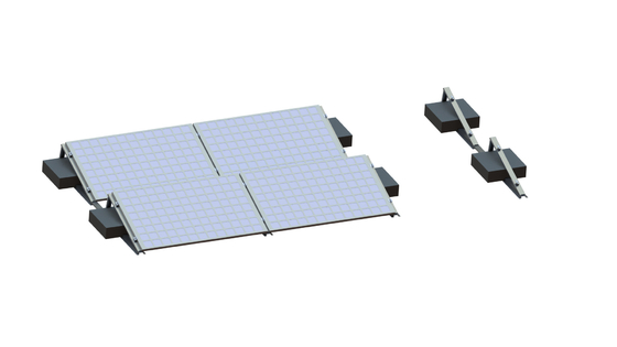 Тренога складывая держатель панели системы PV AL6005 установки плоской крыши солнечный