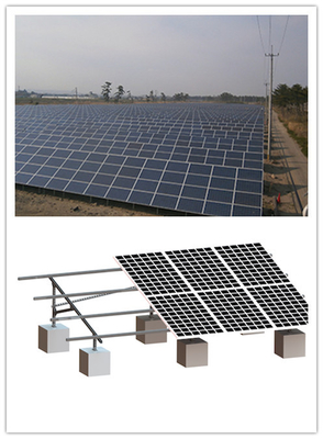 Стальное 55m/S солнечный PV устанавливая системы, систему MGC PV держателя винта земную