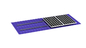 Кронштейны панели солнечных батарей шпильки с резьбой для вешалки крыши 60m/S металла для стоя крыши шва