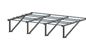 Крышка стоянки панели стальных столбцов автопарка панели солнечных батарей двойных Frameless