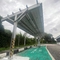Алюминиевый автопарк одностоечный, автопарк панели солнечных батарей сени плоской земли солнечный